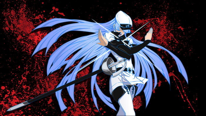 Esdeath from Akame Ga Kill! with sword