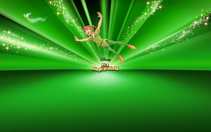 Peter Pan and Tinker Bell from Disney's It's a Magical World