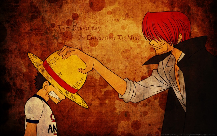 Shanks and Luffy from One Piece