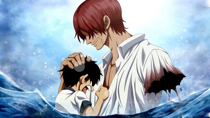 Shanks and Luffy from One Piece