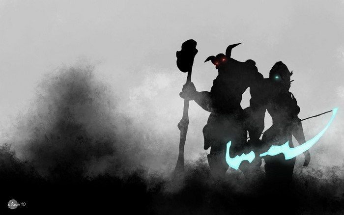 Ashe from League of Legends silhouette