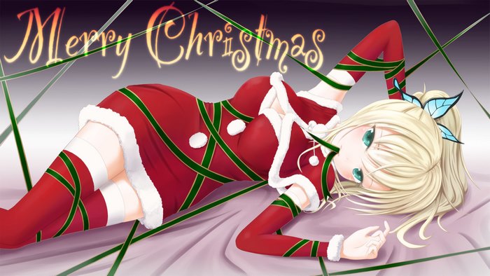 Sena Kashiwazaki in Christmas Outfit