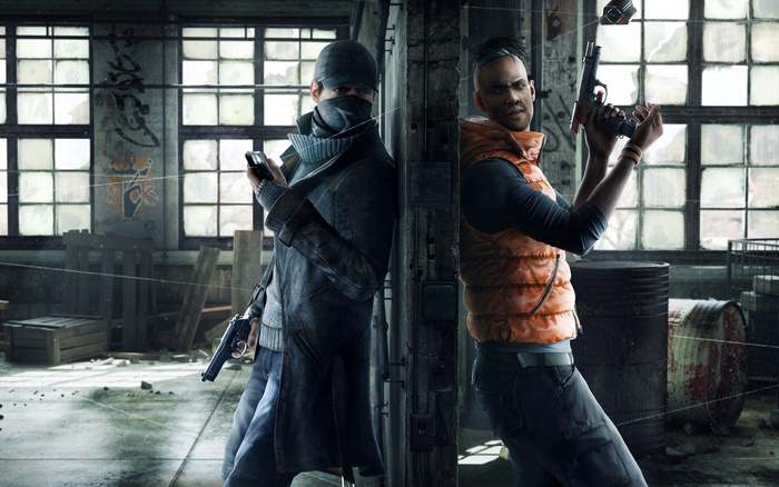 Aiden Pearce and Marcus Holloway from Watch Dogs
