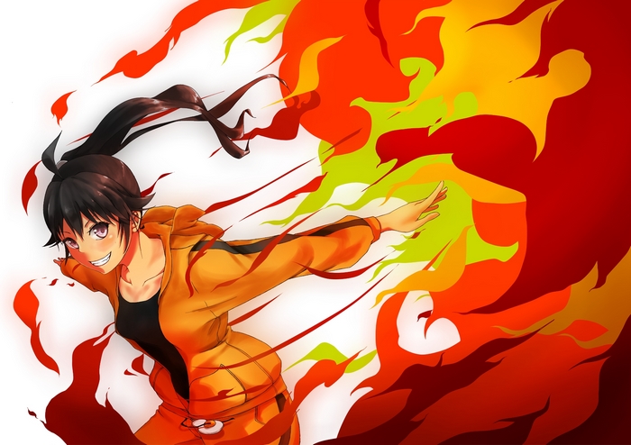 Karen Araragi with Fire