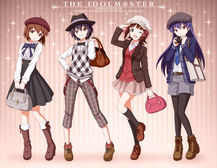 The Idolmaster: Chihaya Kisaragi and friends