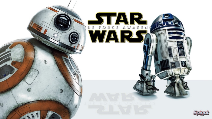 Star Wars The Force Awakens BB-8 and R2-D2
