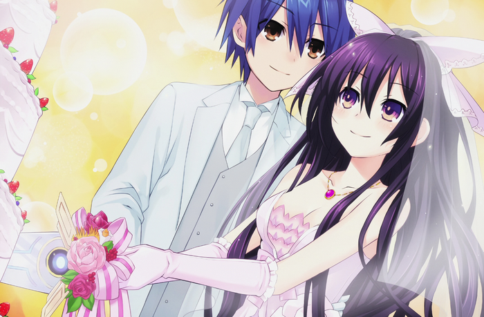 Tohka Yatogami from Date A Live wedding