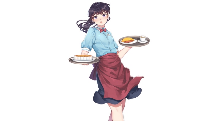 Akira Tachibana serving food and coffee