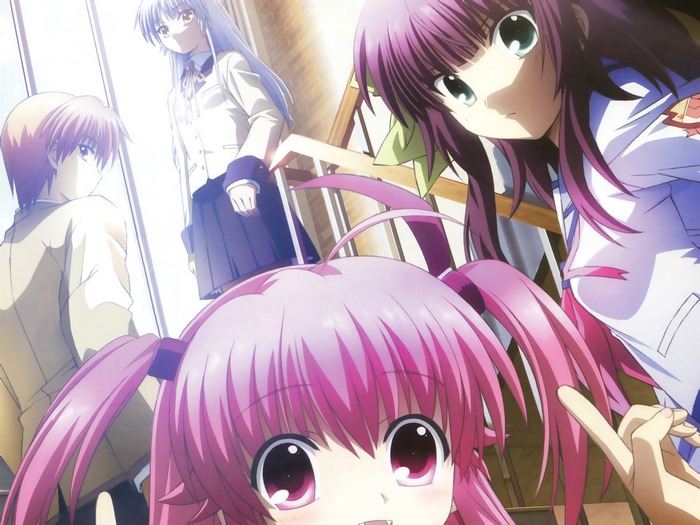 Angel Beats! Yuzuru Otonashi and friends