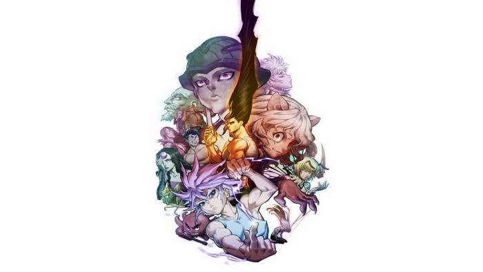 Hunter x Hunter characters collage