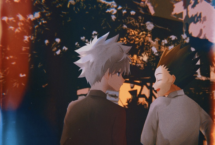 Gon Freecss and Killua Zoldyck from Hunter x Hunter