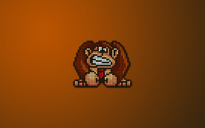 Donkey Kong pixel art
