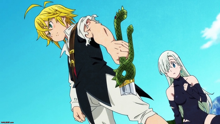 Meliodas and Elizabeth from The Seven Deadly Sins