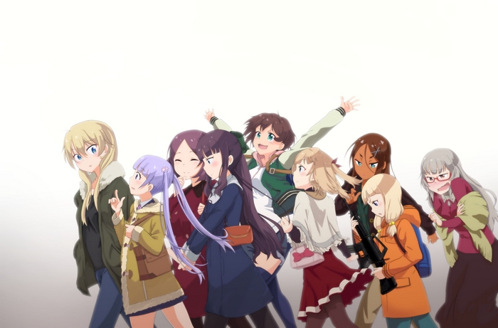 Aoba Suzukaze and friends from New Game!