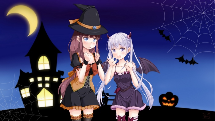 Aoba Suzukaze from New Game!! Halloween