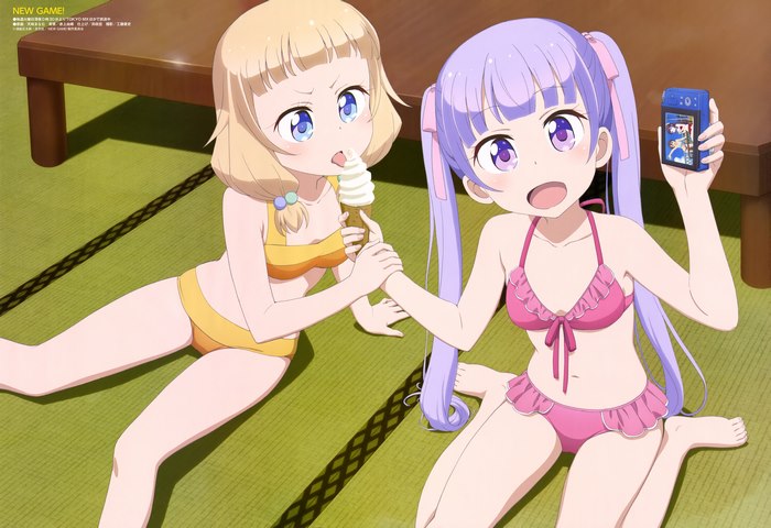 Aoba Suzukaze and Kō Yagami from NEW GAME!