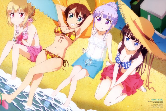 New Game! Aoba Suzukaze and friends at the beach