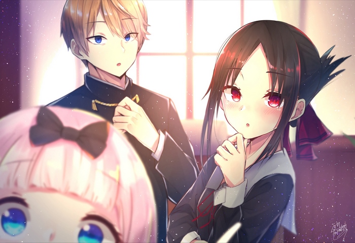 Kaguya Shinomiya and friends