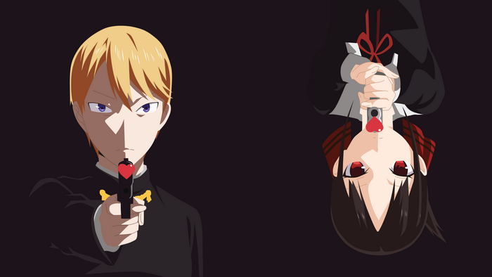 Miyuki Shirogane and Kaguya Shinomiya from Kaguya-sama: Love Is War