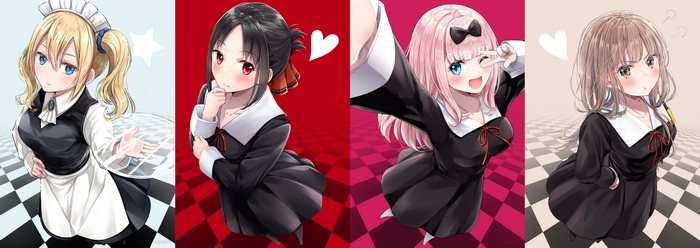Kaguya Shinomiya and friends