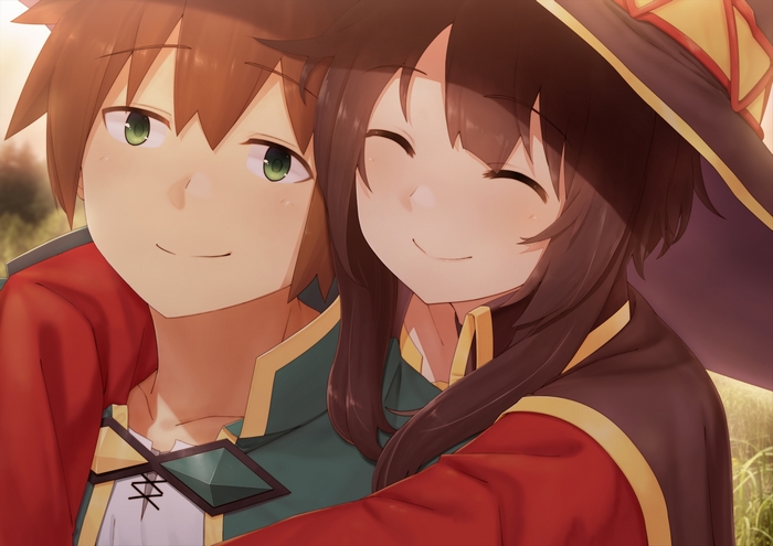 Kazuma and Megumin from KonoSuba