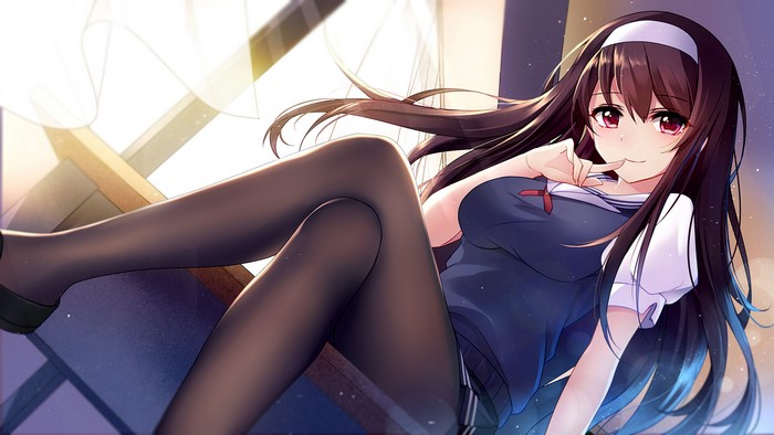 Utaha Kasumigaoka Relaxing Indoors with Warm Sunlight