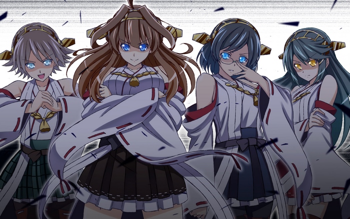 Four girls from Kantai Collection