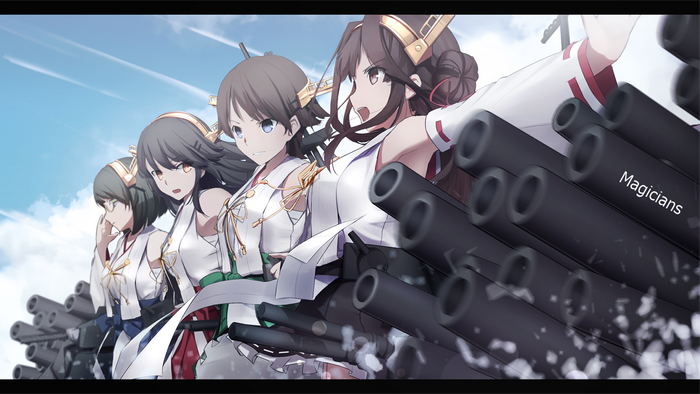 Kongou class ships from Kantai Collection