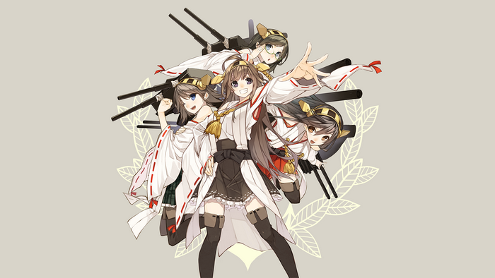 Four girls from Kantai Collection