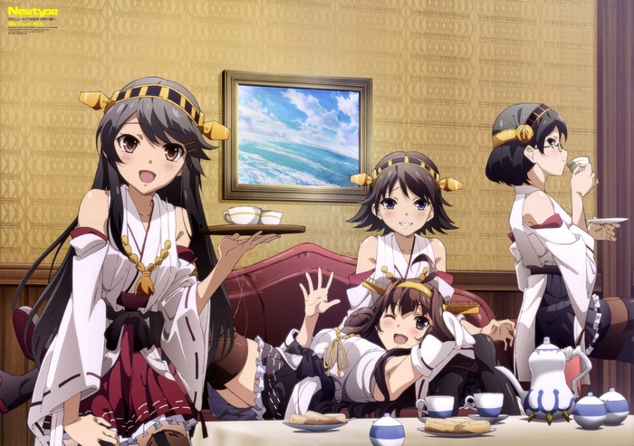 Kongou and her sisters from Kantai Collection