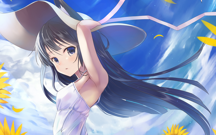 Ruri Gokō in a Hat