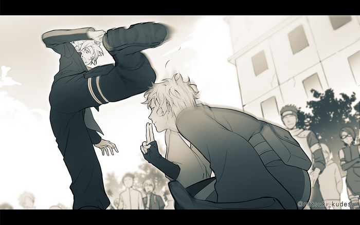Mitsuki from Naruto performing a kick