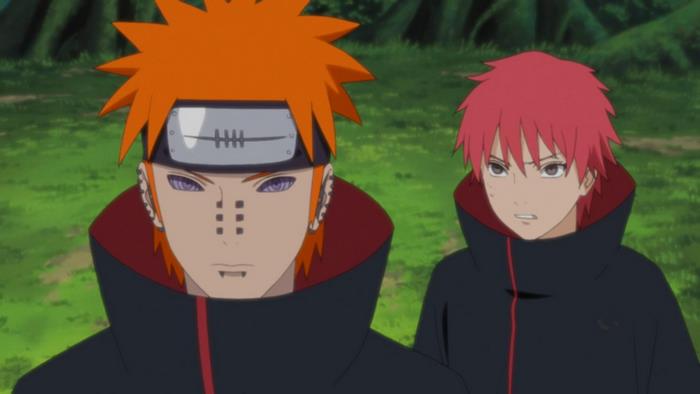 Pain and Sasori from Naruto