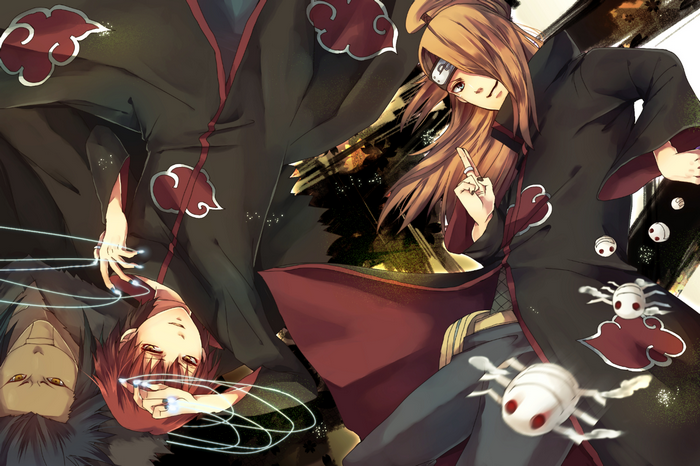 Sasori and Deidara from Naruto
