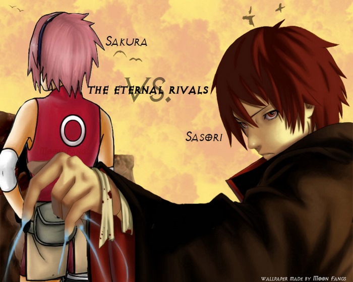 Sakura vs. Sasori from Naruto