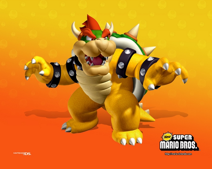 Bowser from New Super Mario Bros. Nintendo DS