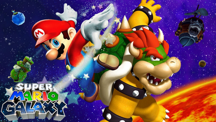 Mario and Bowser from Super Mario Galaxy