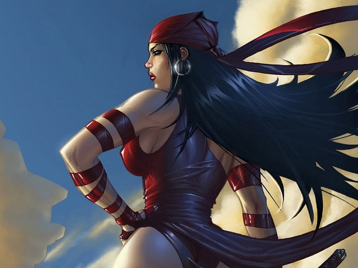 Elektra Natchios from Marvel Comics