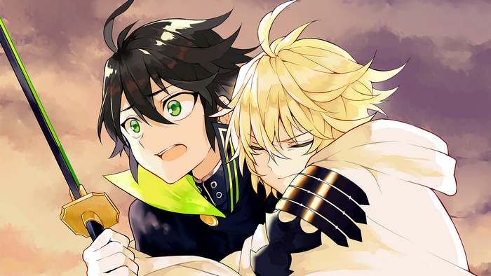 Yūichirō Hyakuya and Mikaela Hyakuya from Seraph of the End