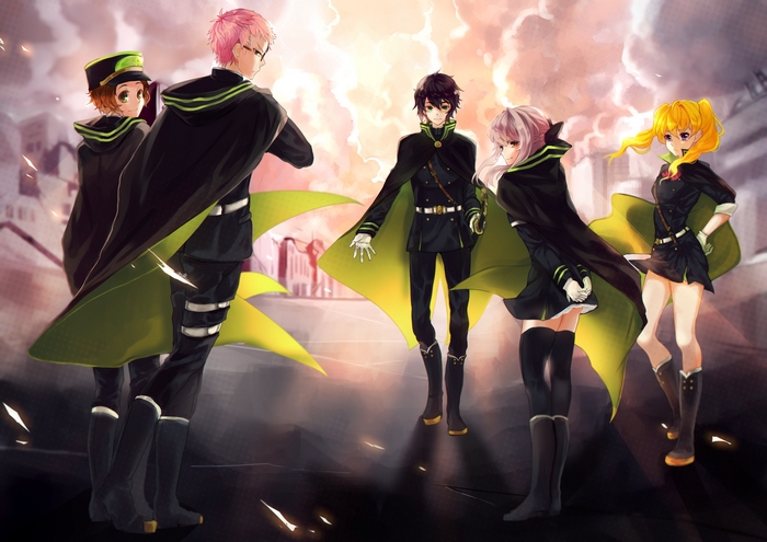 Group of soldiers from Seraph of the End