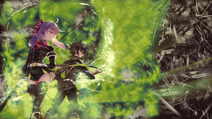 Shinoa Hīragi and Yūichirō Hyakuya from Seraph of the End