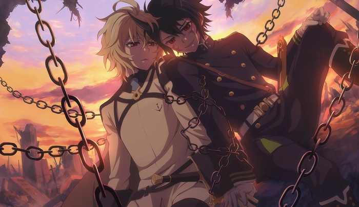 Yūichirō Hyakuya and Mikaela Hyakuya from Seraph of the End