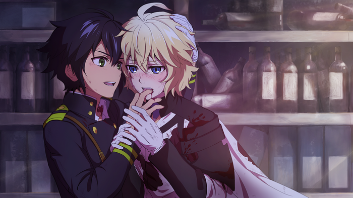 Yūichirō Hyakuya and Mikaela Hyakuya from Seraph of the End