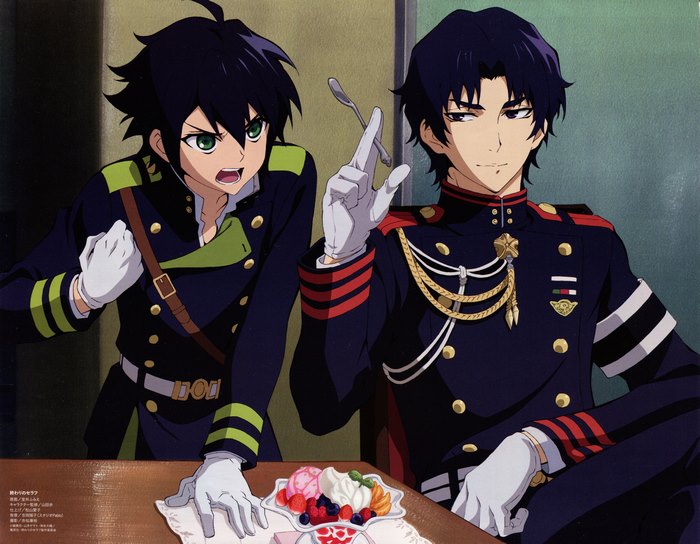 Yūichirō Hyakuya and Guren Ichinose from Seraph of the End