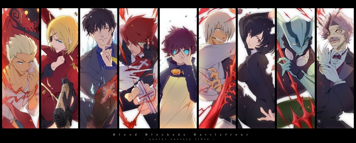Blood Blockade Battlefront characters