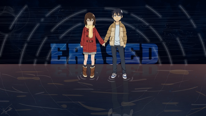 Kayo Hinazuki and Satoru Fujinuma from Erased