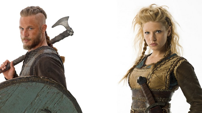 Ragnar Lothbrok and Lagertha from Vikings
