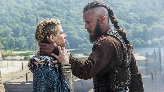 Ragnar Lothbrok and Lagertha from Vikings