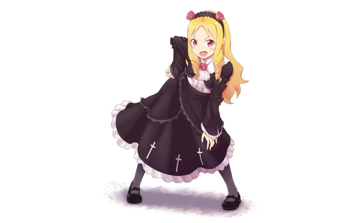 Elf Yamada in Gothic Lolita Dress
