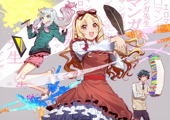 Eromanga Sensei: Sagiri Izumi, Masamune Izumi, and Kirino Kousaka